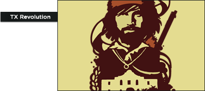 The Texas Revolution logo
